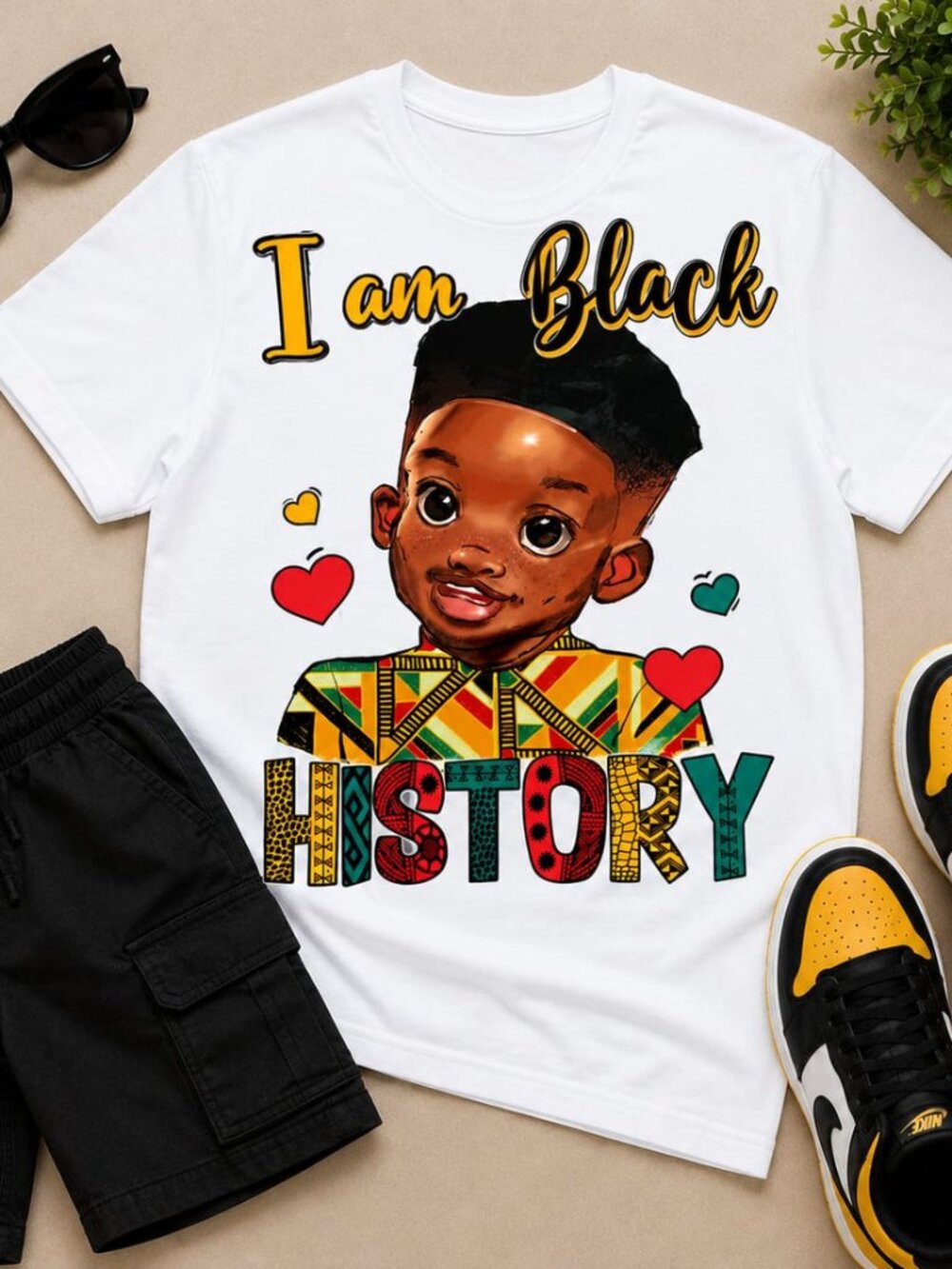 I am Black History Boys T-Shirt